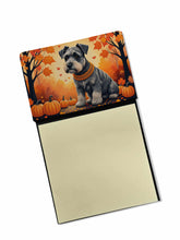 Load image into Gallery viewer, Schnauzer Fall Sticky Note Holder- Refiilable Desk Accessory Note Pad