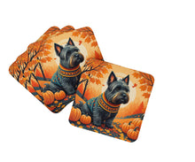 Load image into Gallery viewer, Scottish Terrier Fall Foam Coaster