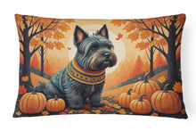 Load image into Gallery viewer, Scottish Terrier Fall Fabric Decorative Pillow