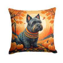 Load image into Gallery viewer, Scottish Terrier Fall Throw Pillow - 14x14 Decorative Pillow – Art for Your Home &amp; Patio