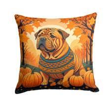 Load image into Gallery viewer, Shar Pei Fall Fabric Decorative Pillow