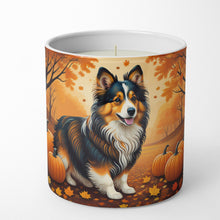 Load image into Gallery viewer, Sheltie Fall Decorative Soy Candle