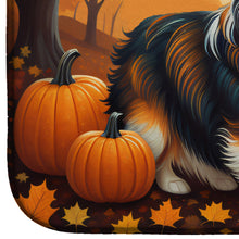 Load image into Gallery viewer, Sheltie Fall Dish Drying Mat