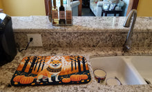 Load image into Gallery viewer, Shiba Inu Fall Dish Drying Mat