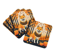 Load image into Gallery viewer, Shiba Inu Fall Foam Coaster