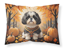 Load image into Gallery viewer, Shih Tzu Fall Fabric Standard Pillowcase – Artistic Decorative Front, White Back