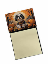 Load image into Gallery viewer, Shih Tzu Fall Sticky Note Holder- Refiilable Desk Accessory Note Pad