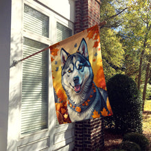 Load image into Gallery viewer, Siberian Husky Fall House Flag