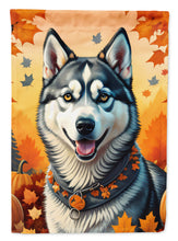 Load image into Gallery viewer, Siberian Husky Fall House Flag