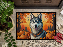 Load image into Gallery viewer, Siberian Husky Fall Doormat -  18x27 Decorative Floor Mat – Indoor/Outdoor Rug