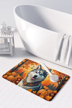 Load image into Gallery viewer, Siberian Husky Fall Memory Foam Kitchen Mat