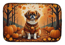 Load image into Gallery viewer, Tibetan Spaniel Fall Dish Drying Mat