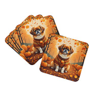 Load image into Gallery viewer, Tibetan Spaniel Fall Foam Coaster