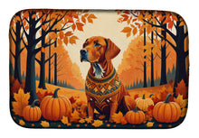 Load image into Gallery viewer, Vizsla Fall Dish Drying Mat