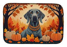 Load image into Gallery viewer, Weimaraner Fall Dish Drying Mat