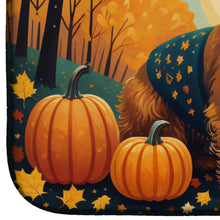 Load image into Gallery viewer, Welsh Terrier Fall Dish Drying Mat