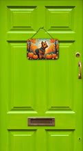 Load image into Gallery viewer, Welsh Terrier Fall Wall or Door Hanging Prints