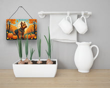 Load image into Gallery viewer, Welsh Terrier Fall Wall or Door Hanging Prints