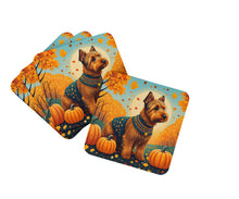 Load image into Gallery viewer, Welsh Terrier Fall Foam Coaster