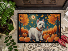 Load image into Gallery viewer, Westie Fall Doormat -  18x27 Decorative Floor Mat – Indoor/Outdoor Rug