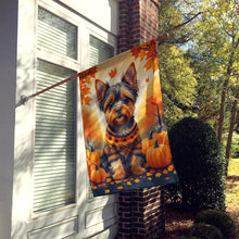 Load image into Gallery viewer, Yorkshire Terrier Fall House Flag