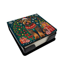 Load image into Gallery viewer, Airedale Terrier Christmas PU Leather Note Paper Holder