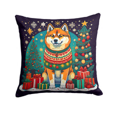 Load image into Gallery viewer, Akita Christmas Fabric Decorative Pillow