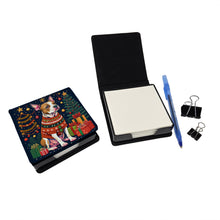 Load image into Gallery viewer, Pit Bull Terrier Christmas PU Leather Note Paper Holder