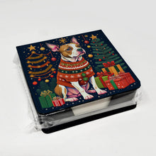 Load image into Gallery viewer, Pit Bull Terrier Christmas PU Leather Note Paper Holder