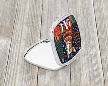 Load image into Gallery viewer, Pit Bull Terrier Christmas Compact Mirror – Stylish Purse Mirror with Artistic Covers