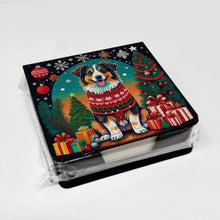 Load image into Gallery viewer, Australian Shepherd Christmas PU Leather Note Paper Holder