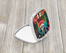 Load image into Gallery viewer, Australian Shepherd Christmas Compact Mirror – Stylish Purse Mirror with Artistic Covers