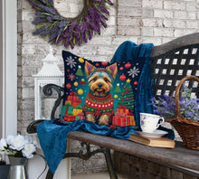 Load image into Gallery viewer, Australian Terrier Christmas Fabric Decorative Pillow