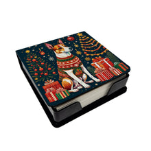 Load image into Gallery viewer, Basenji Christmas PU Leather Note Paper Holder