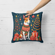 Load image into Gallery viewer, Basenji Christmas Throw Pillow - 14x14 Decorative Pillow – Art for Your Home &amp; Patio