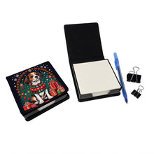 Load image into Gallery viewer, Beagle Christmas PU Leather Note Paper Holder