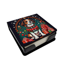 Load image into Gallery viewer, Beagle Christmas PU Leather Note Paper Holder