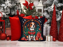 Load image into Gallery viewer, Beagle Christmas Fabric Decorative Pillow