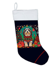 Load image into Gallery viewer, Bearded Collie Christmas Christmas Stocking