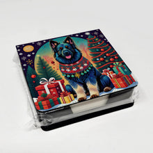 Load image into Gallery viewer, Belgian Sheepdog Christmas PU Leather Note Paper Holder