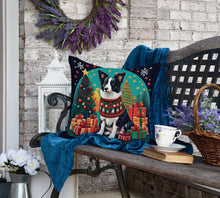 Load image into Gallery viewer, Border Collie Christmas Fabric Decorative Pillow