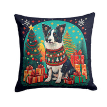 Load image into Gallery viewer, Border Collie Christmas Fabric Decorative Pillow