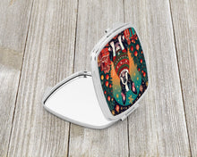 Load image into Gallery viewer, Boston Terrier Christmas Compact Mirror – Stylish Purse Mirror with Artistic Covers