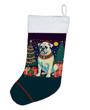 Load image into Gallery viewer, White Boxer Christmas Christmas Stocking