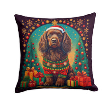 Load image into Gallery viewer, Boykin Spaniel Christmas Fabric Decorative Pillow