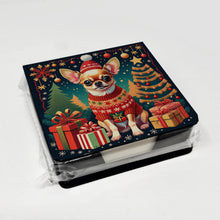 Load image into Gallery viewer, Chihuahua Christmas PU Leather Note Paper Holder