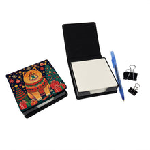 Load image into Gallery viewer, Chow Chow Christmas PU Leather Note Paper Holder