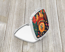 Load image into Gallery viewer, Chow Chow Christmas Compact Mirror – Stylish Purse Mirror with Artistic Covers
