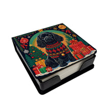 Load image into Gallery viewer, Black Cocker Spaniel Christmas PU Leather Note Paper Holder