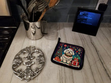 Load image into Gallery viewer, Coton De Tulear Christmas Pot Holders - Set of 2 Decorative Kitchen Helpers | Made in the USA